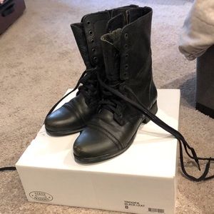 Black Troopa Combat Boots